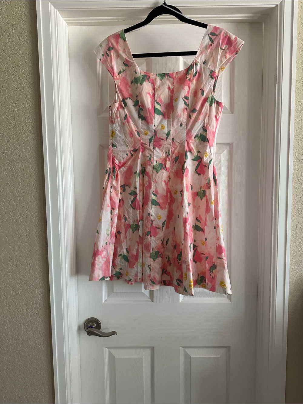 Target Pink Floral Fit-and-Flare Dress